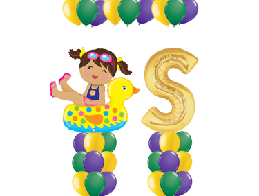 Girl Floatie Balloon Value Package